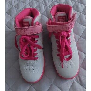 FILA Shoes Kids Girls Size 13,pink And White, Comfort, In Excellent Condiction,